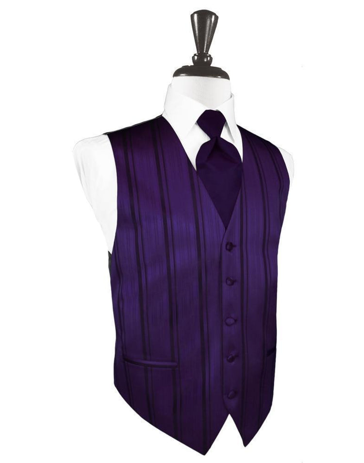 Chaleco Striped Satin Caballero