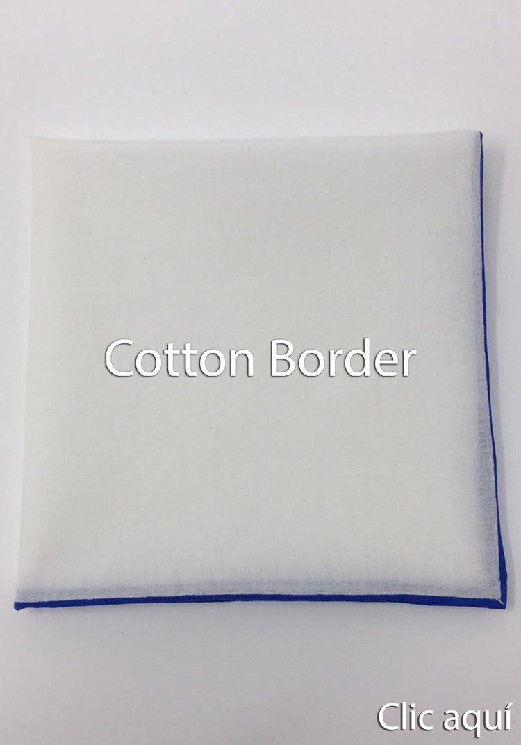 Pañuelo de Bolsillo Cotton Border Caballero