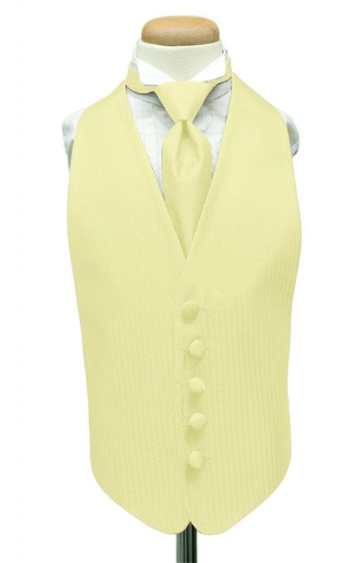 Chaleco Herringbone Banana Niño