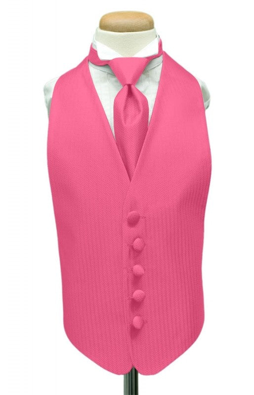 Chaleco Herringbone Bubblegum Niño