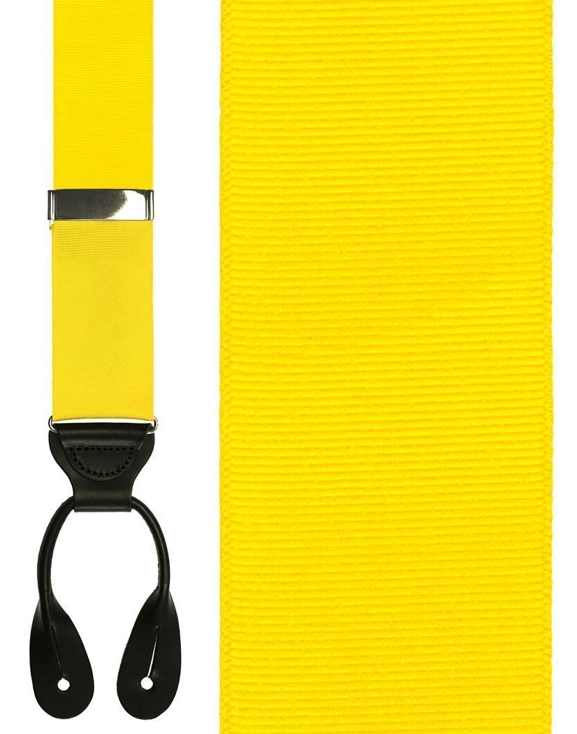 Tirantes Grosgraine Ribbon II Bright Yellow Caballero
