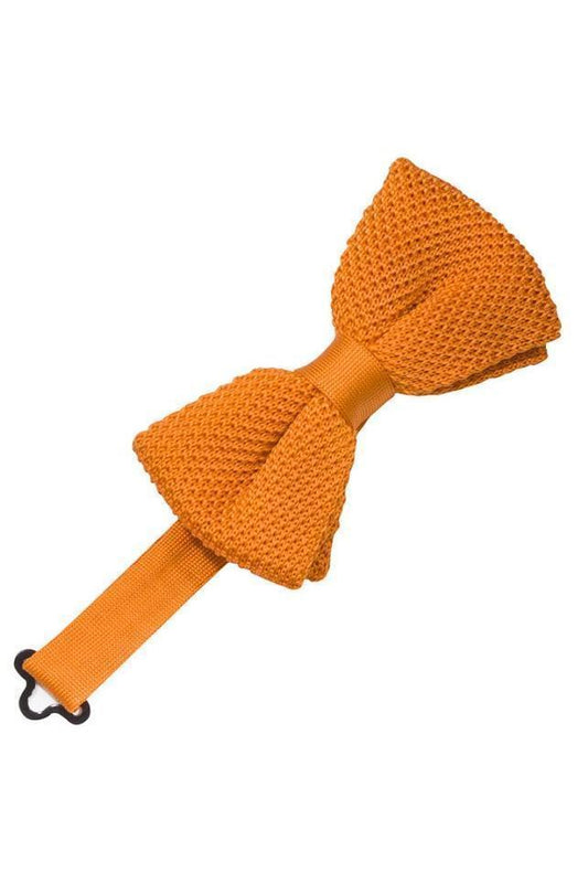 Corbatín Silk Knit Burnt Orange Caballero