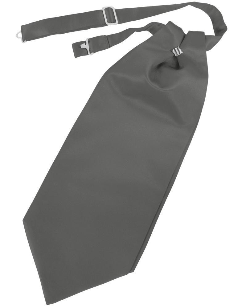 Cravat Luxury Satin Charcoal Caballero