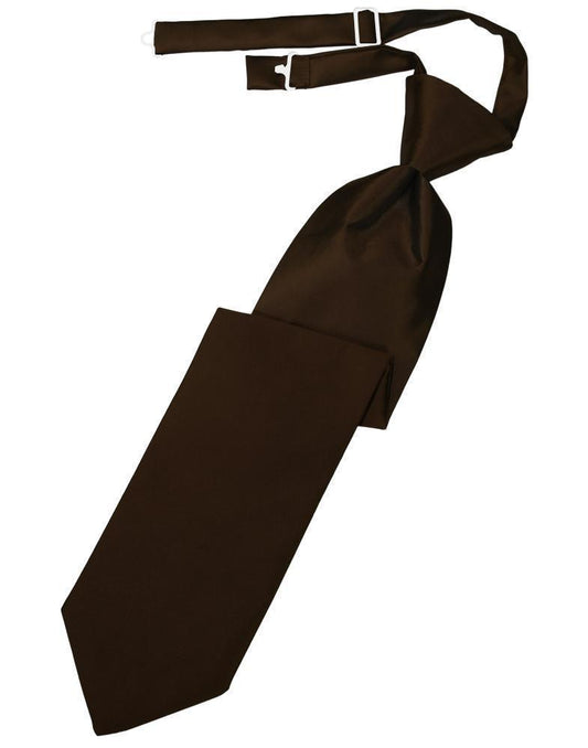 Corbata Luxury Satin Chocolate Caballero