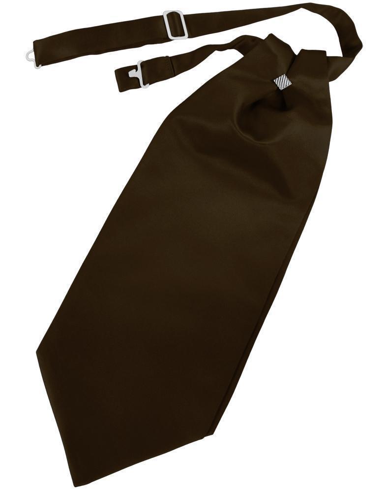 Cravat Luxury Satin Chocolate Caballero