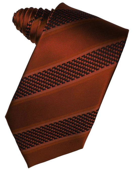 Corbata Venetian Stripe Cinnamon Caballero