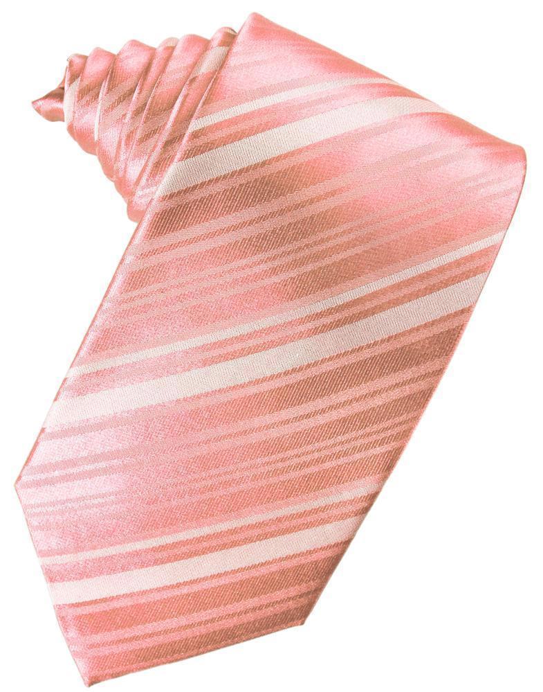 Corbata Striped Satin Coral Reef Caballero