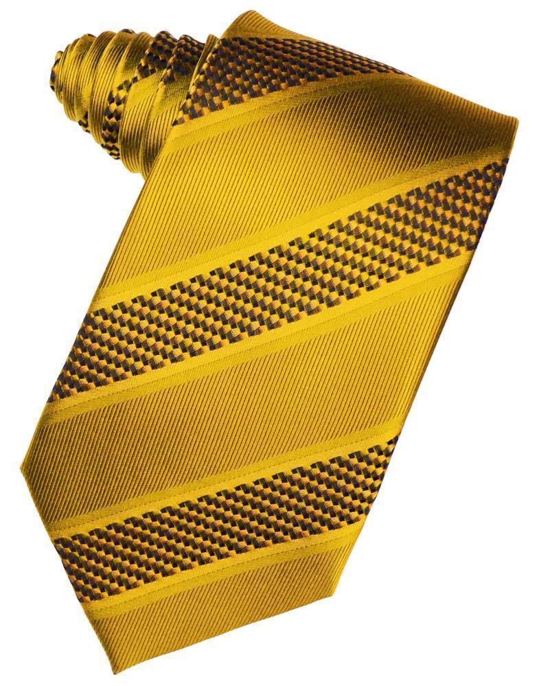 Corbata Venetian Stripe Gold Caballero