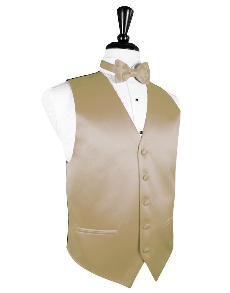 Chaleco Luxury Satin Golden Caballero