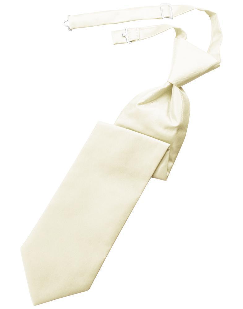 Corbata Solid Twill Windsor Ivory Caballero