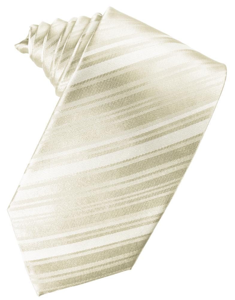 Corbata Striped Silk Ivory Caballero