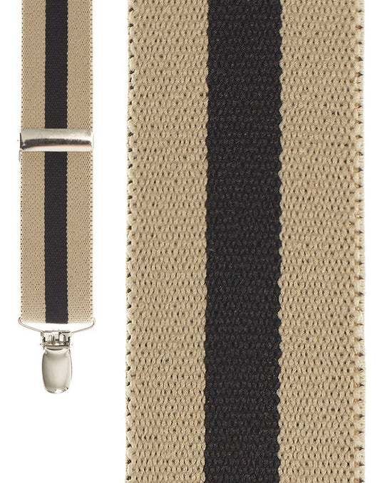 Tirantes Regimental Stripe Khaki Caballero