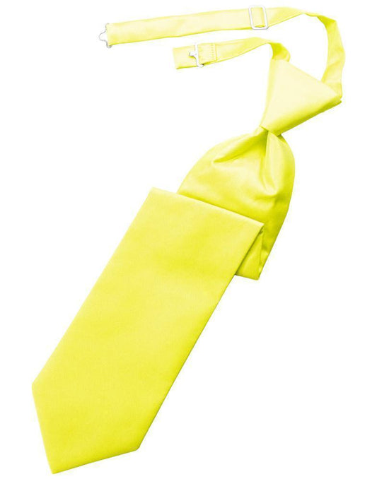 Corbata Solid Twill Windsor Lemon Caballero