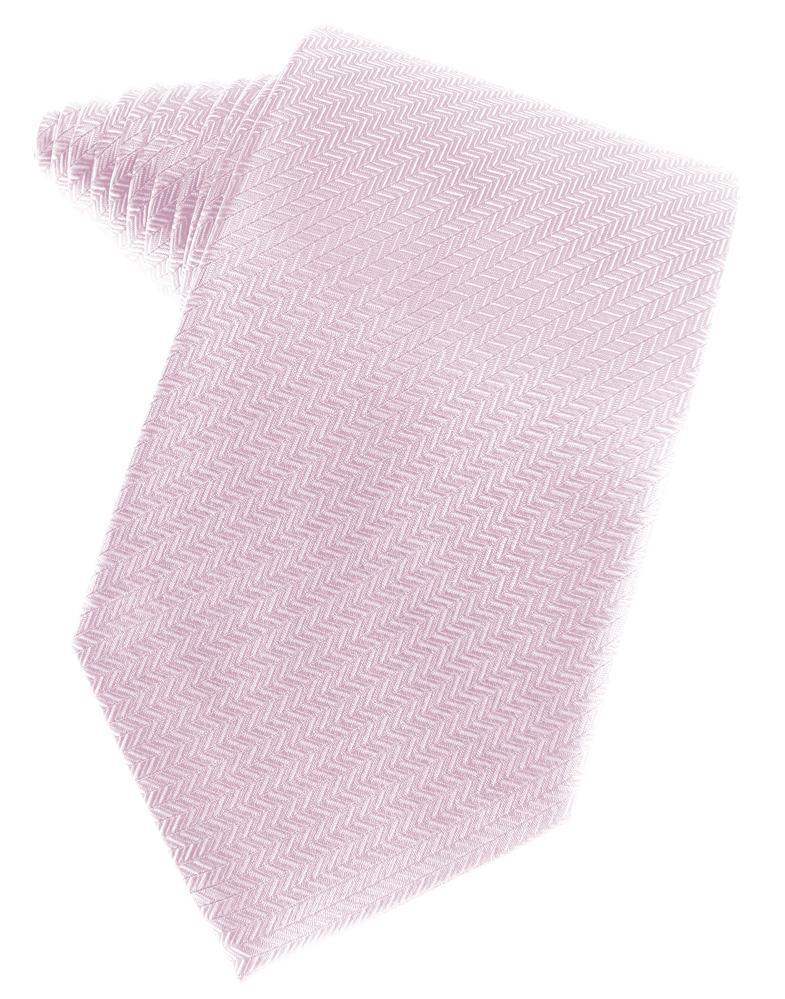 Corbata Herringbone Light Pink Caballero