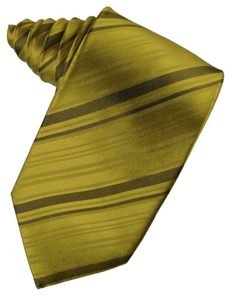 Corbata Striped Satin New Gold Caballero