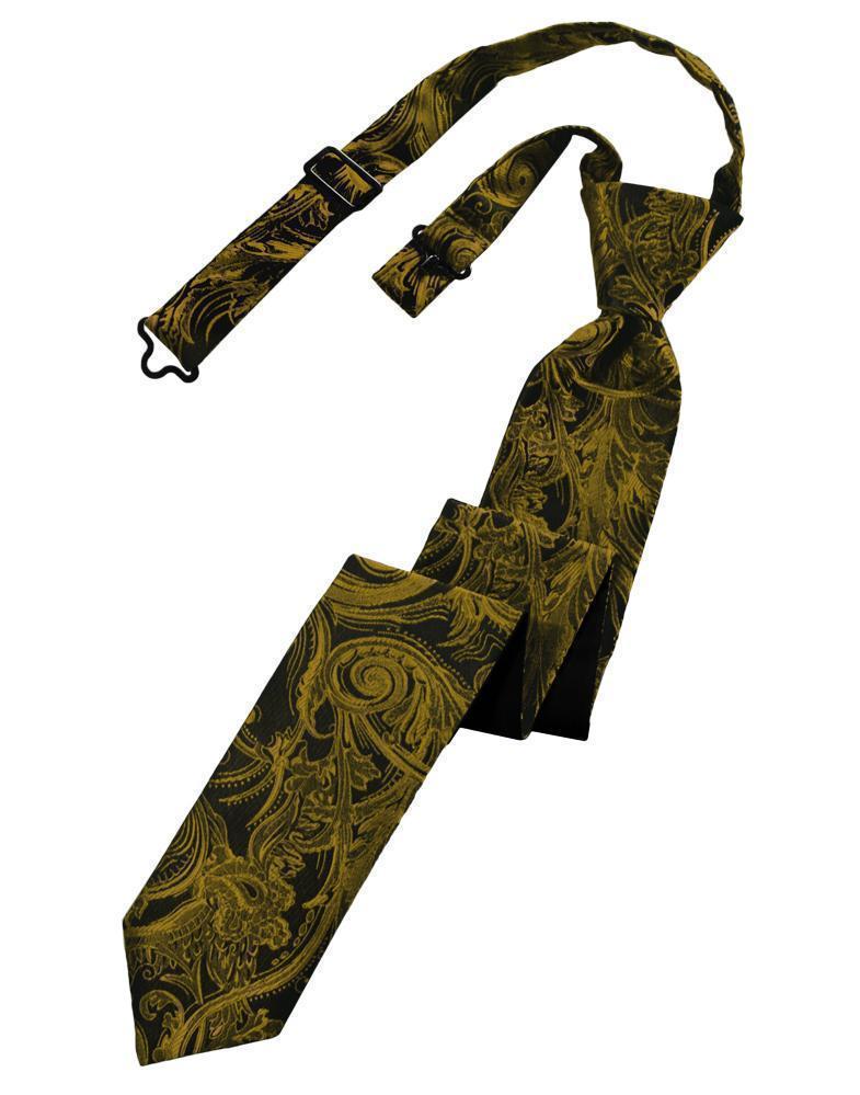 Corbata Tapestry Skinny New Gold Caballero