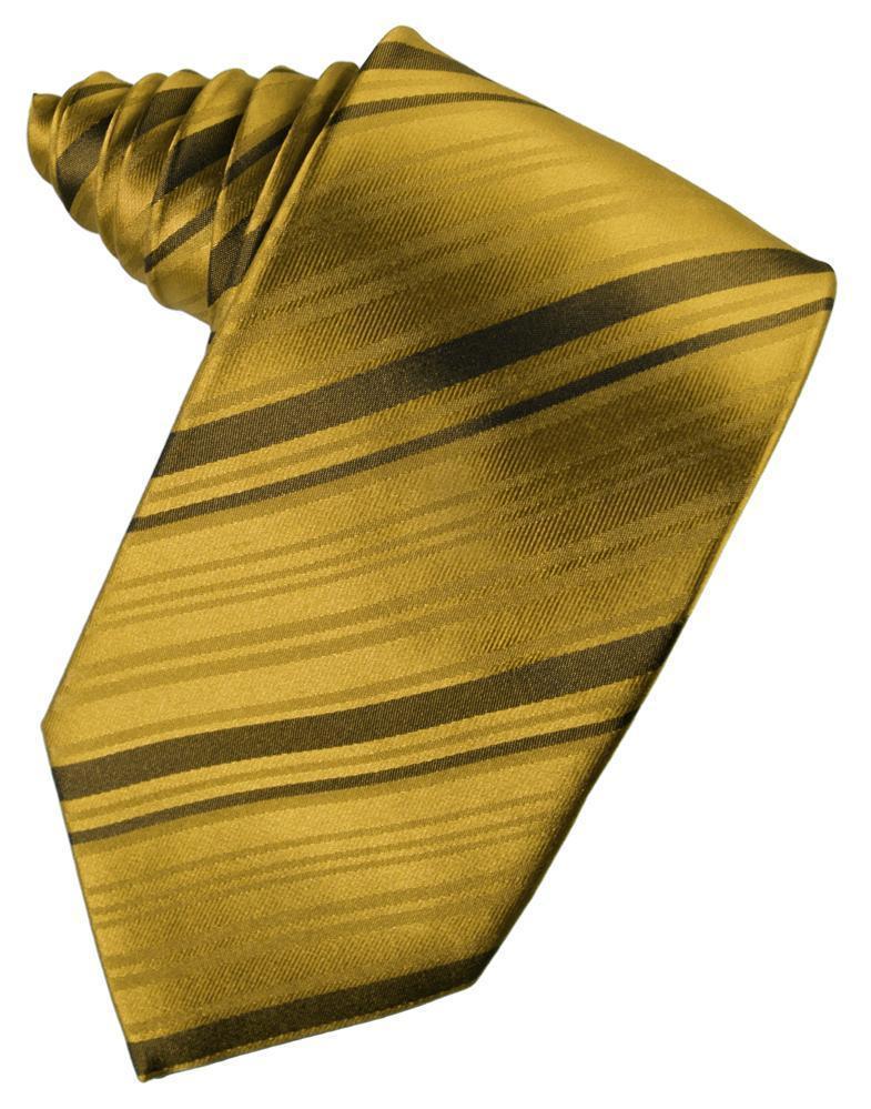 Corbata Striped Silk New Gold Caballero