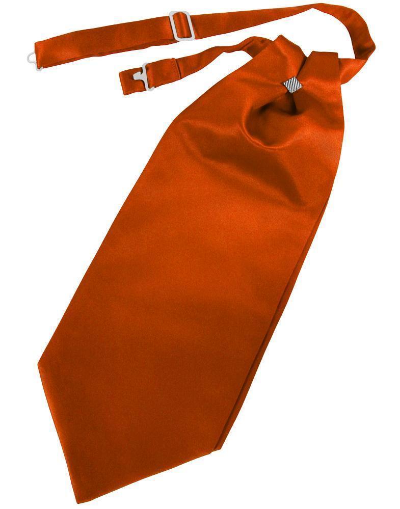 Cravat Luxury Satin Persimmon Caballero