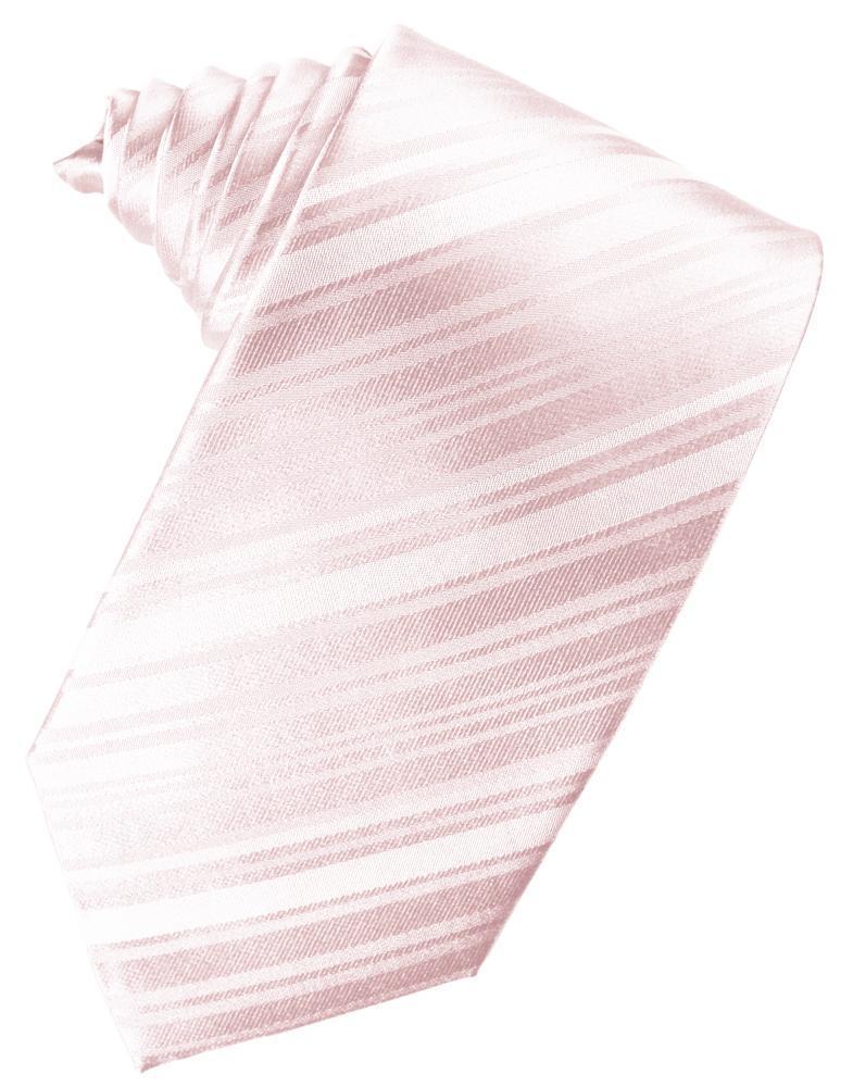 Corbata Striped Silk Pink Caballero