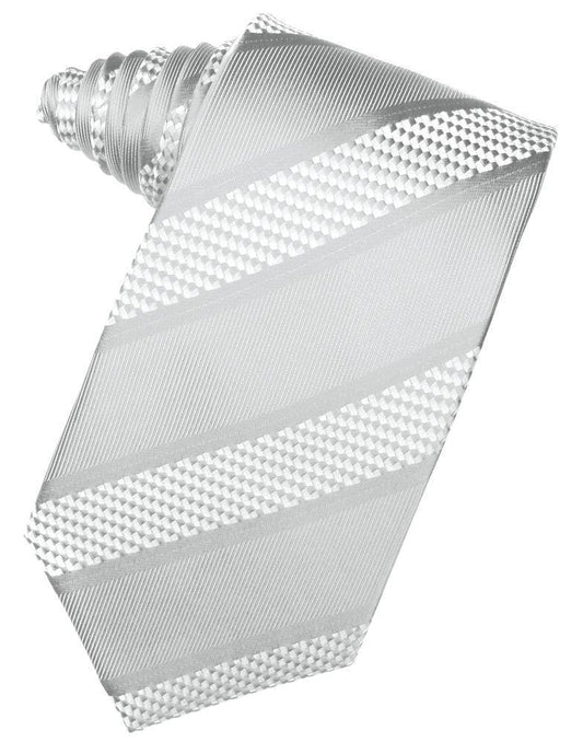 Corbata Venetian Stripe Platinum Caballero