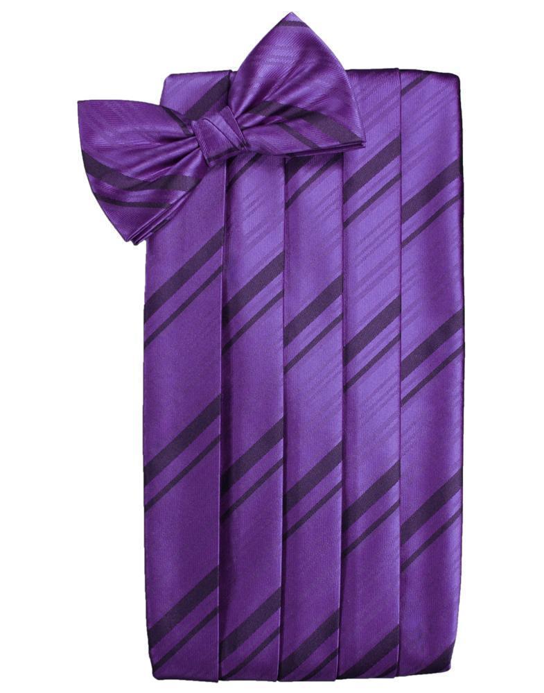 Faja Striped Satin Purple Caballero