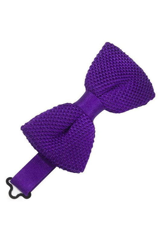 Corbatín Silk Knit Purple Caballero