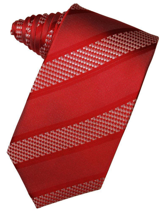 Corbata Venetian Stripe Red Caballero