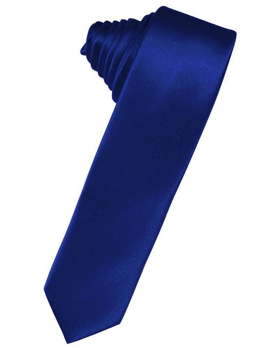 Corbata Luxury Satin Skinny Royal Blue Caballero