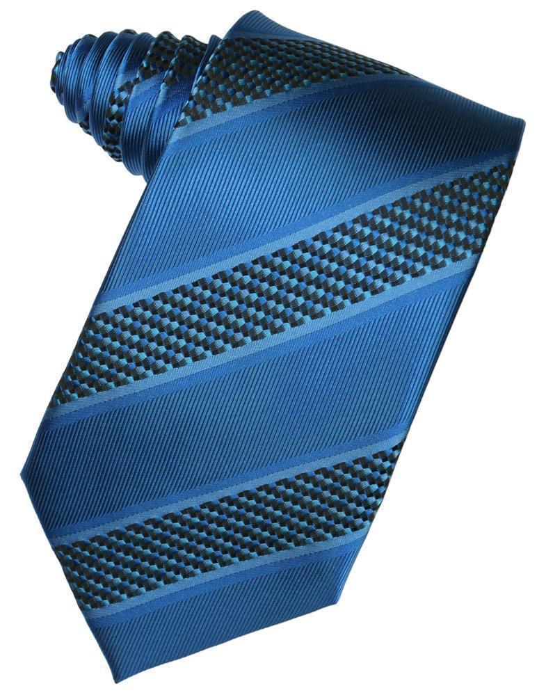 Corbata Venetian Stripe Royal Blue Caballero