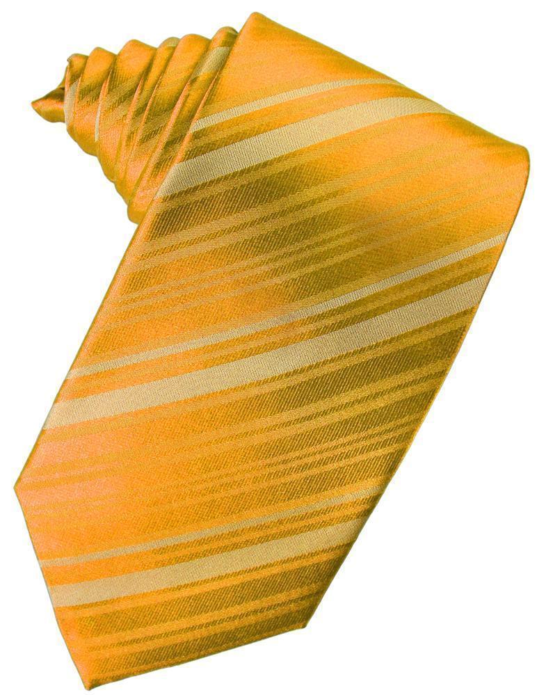 Corbata Striped Satin Tangerine Caballero