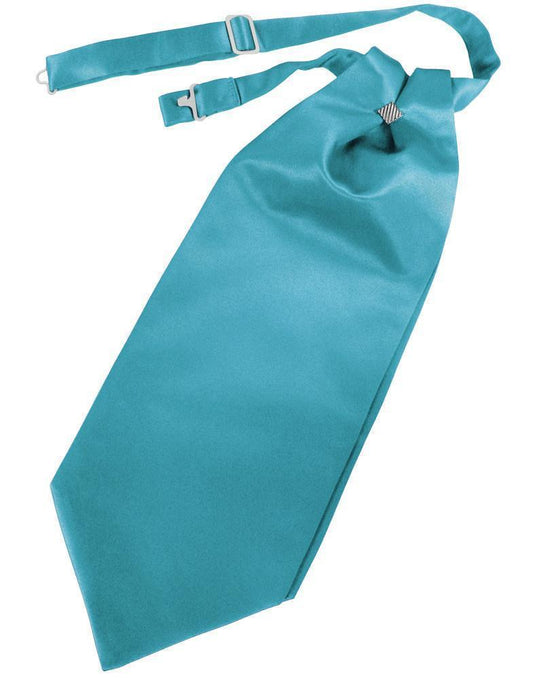 Cravat Luxury Satin Turquoise Caballero