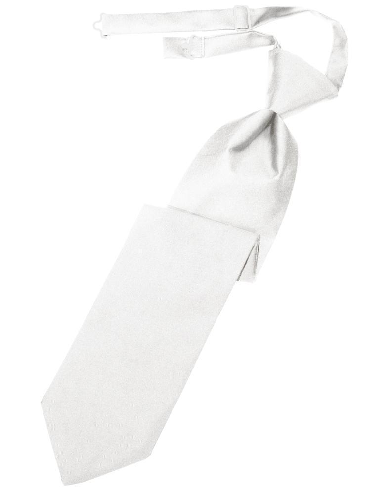 Corbata Luxury Satin White Caballero