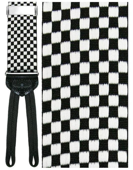 Tirantes Checkered Bergamo Black Caballero