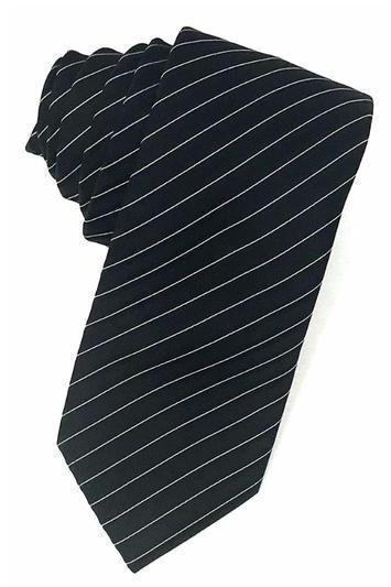Corbata Newton Stripe Black Caballero