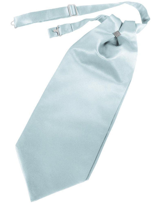 Cravat Luxury Satin Light Blue Caballero