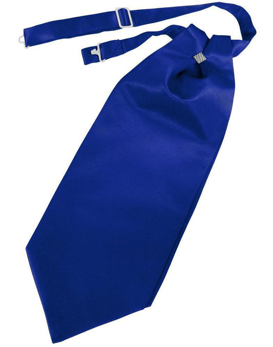 Cravat Luxury Satin Royal Blue Caballero
