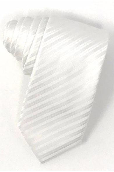 Corbata Newton Stripe White Caballero