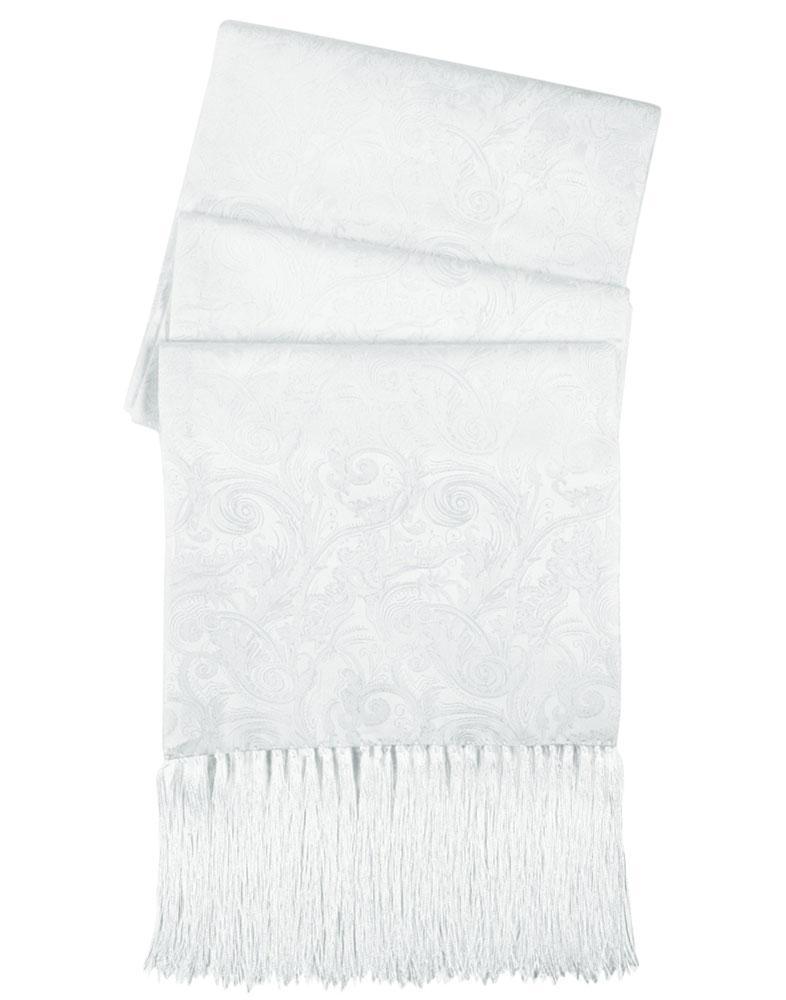 Bufanda Tapestry Silk White Caballero