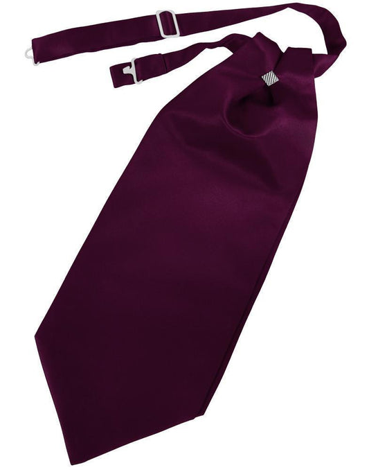 Cravat Luxury Satin Wine Caballero